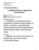 Secuencia didáctica “La misión recreo: Operación Convivencia”