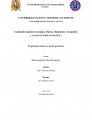 Microscopía de minerales opacos