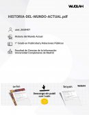 Historia del mundo actual
