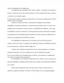 Sobre las modalidades de las obligaciones