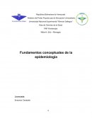 Fundamentos conceptuales de la epidemiologia