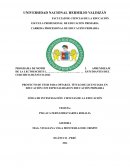 Programa de motricidad fina para mejorar el aprendizaje de la lectoescritura del sistema Braylle