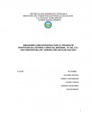 Proyecto Amigurumis como estrategia para el proceso de adaptación de los niños y niñas del maternal “B” del C.E.I “Ana Gregoria Millán”