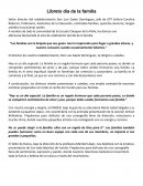 Libreto Día de la familia