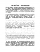 Género y masculinidades. La importancia de abordar la masculinidad y la salud de los hombres