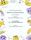Las emociones en la educacion preescolar