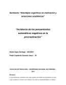 Abordajes cognitivos en motivación y emociones académicas