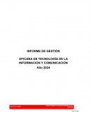 Gestión correspondiente al ejercicio económico financiero
