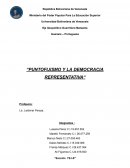 Puntofijismo y la democracia representativa
