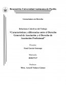 Características y diferencias entre el Derecho General de Asociación y el Derecho de Asociación Profesional
