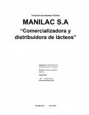 Etapas logísticas de una empresa ficticia de lácteos Manilac S.A