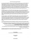 Acta de faltas injustificadas