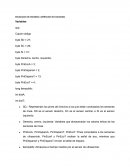 Declaración de variables y definición de constantes