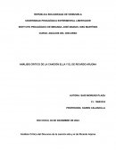 Análisis critico de la canción Ella y el de Ricardo Arjona
