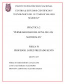 Práctica “Permeabilidad relativa de los materiales”