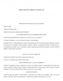Operaciones de credito en particular. Deposito bancario de titulo de credito