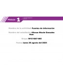 Actividad: Fuentes de información
