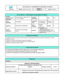 Guía de práctica – Entrenamiento de habilidades y destrezas