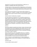 Analisis de los artículos que refuerzan el derecho a la libertad y prohiben todo tipo de esclavitud