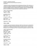 Transporte ferroviario. Cálculos de coste de transporte terrestre de mercancías