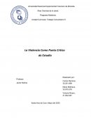 La violencia como punto critico de estudio