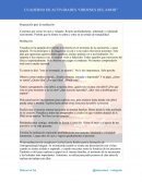 Cuaderno de ejercicios "Ordenes del Amor"