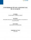 Estilos de aprendizaje. Metodología de la investigación cualitativa y cuantitativa