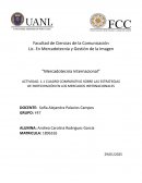 Cuadro comparativo sobre las estrategias de participación en los mercados internacionales