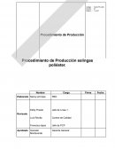 Procedimiento Fabricacion estrobos de poliester