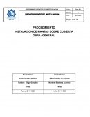 Procedimiento operativo de instalacion de paneles