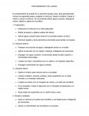 Procedimiento de lavado de un automóvil