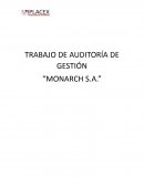 Trabajo de auditoría de gestión “Monarch S.A.”