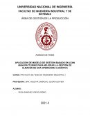 Proyecto de tesis en ingeniería industrial