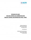 Análisis teórico de administración pública, entre los estados de Chile - Perú