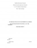 Factores que influyen en el rendimiento académico