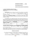 Demanda de Nulidad Absoluta