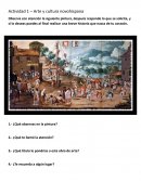 Actividad. Arte y cultura novohispana
