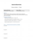 Guía de ejercicios. Productos Notables — I° Medio