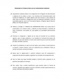 Programa de trabajo para liga de comunidades agrarias