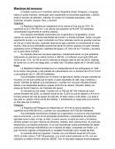 Trabajo Mercosur - Argentina, Brasil, Paraguay, y Uruguay