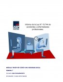 Informe de la Ley N° 16.744 de accidentes y enfermedades profesionales