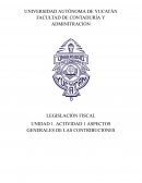 Actividad 1 Aspectos generales de las contribuciones