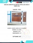 Análisis compativo de precios entre losa nueva y sobre losa