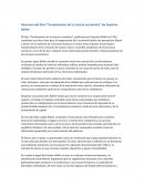 Resumen del libro "Fundamentos de la ciencia económica" de Faustino Ballvé