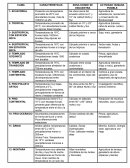 Cuadro: Clima, caracteristicas, zona donde se encuentra, actividad humana posible