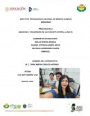 Práctica No.2: Medición y conversión de un circuito estrella - delta