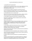 Taller Cuestionario Cultura de paz