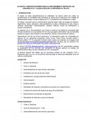 Alcance y especificaciones para el mantenimiento mayor de las unidades FCC y alquilacion de la refinería El Palito