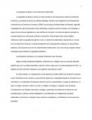 La igualdad de género como derecho fundamental