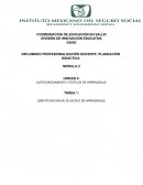 Tarea 1. Identificación de su estilo de aprendizaje